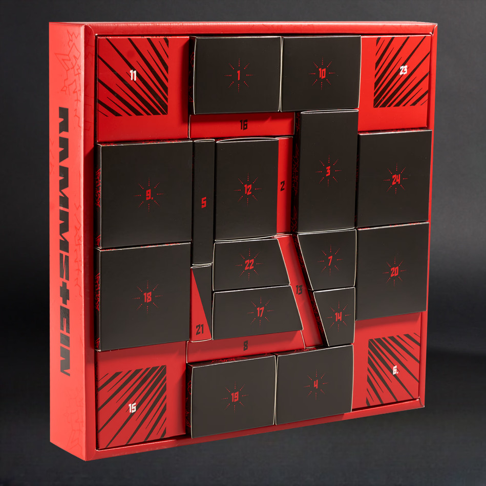 RAMMSTEIN ADVENTSKI KALENDAR 2025 USKORO U PRODAJI