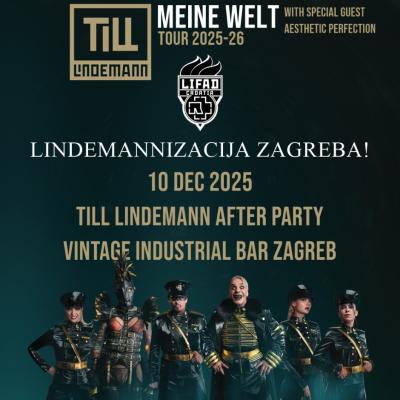 TILL LINDEMANN AFTER PARTY U VINTAGEU - 10. 12. 2025.